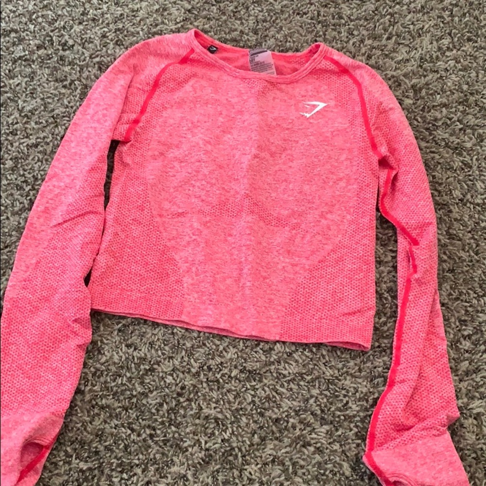 Gymshark long sleeve crop top